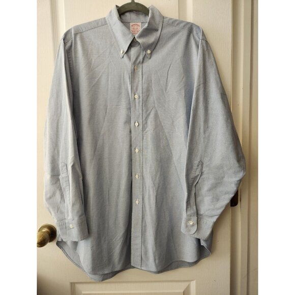 Brooks Brothers Mens Polo Shirt  Long Sleeve Button Down 100%  Cotton Size 33 - Picture 2 of 9